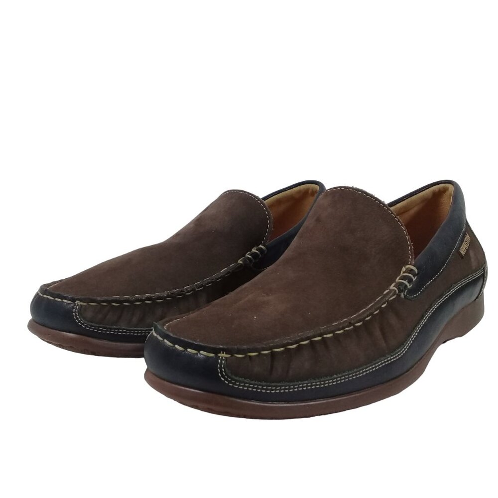 Mephisto Men's Baduard Brown Suede Leather Slip-On Loafers Shoes Size 11 - Picture 4 of 12